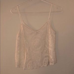 White Lace Tank